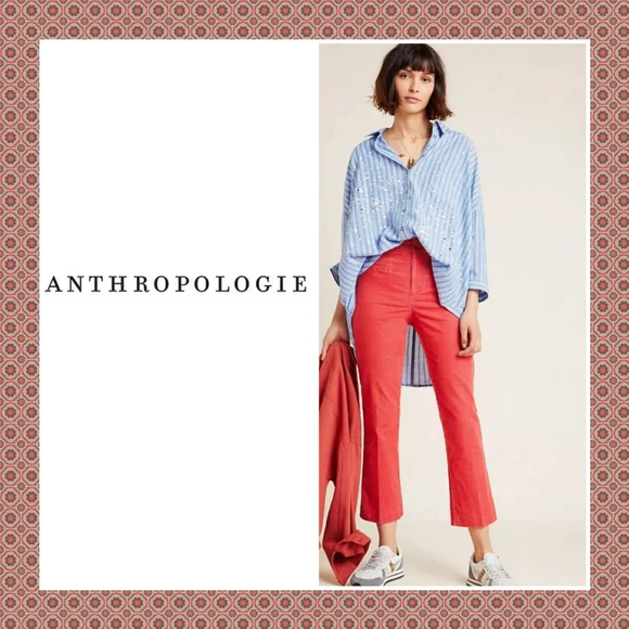 Anthropolgie Essential Corduroy Trousers - Picture 1 of 8